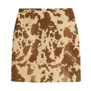 Saia Animal Print Vaca